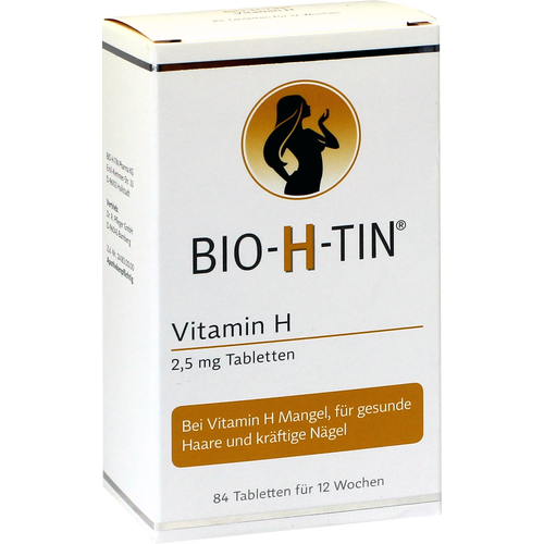 Verpackungsbild(Packshot) von BIO-H-TIN Vitamin H 2,5 mg für 12 Wochen Tabletten