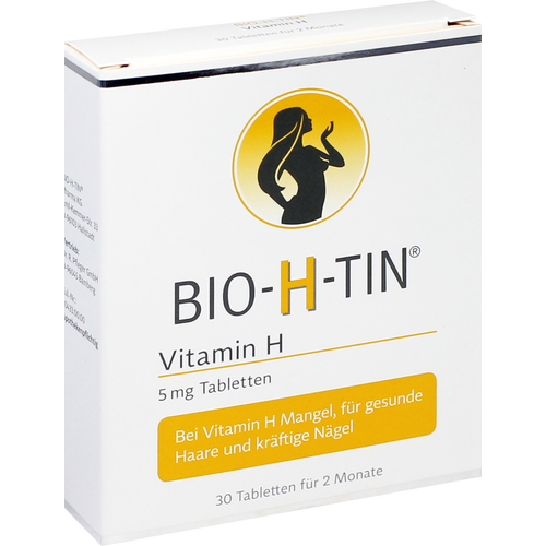 Verpackungsbild(Packshot) von BIO-H-TIN Vitamin H 5 mg für 2 Monate Tabletten