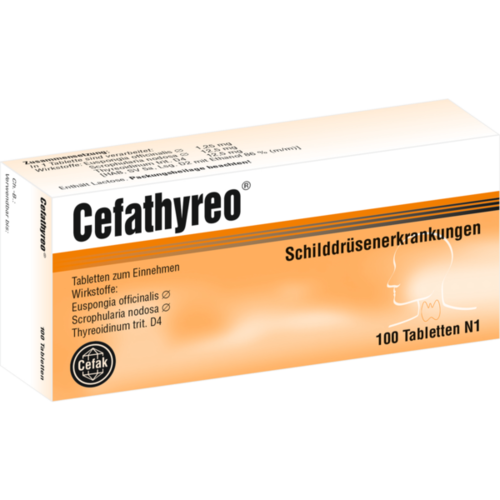 Verpackungsbild(Packshot) von CEFATHYREO Tabletten