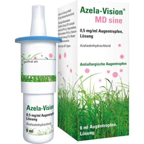 Verpackungsbild(Packshot) von AZELA-Vision MD sine 0,5 mg/ml Augentropfen