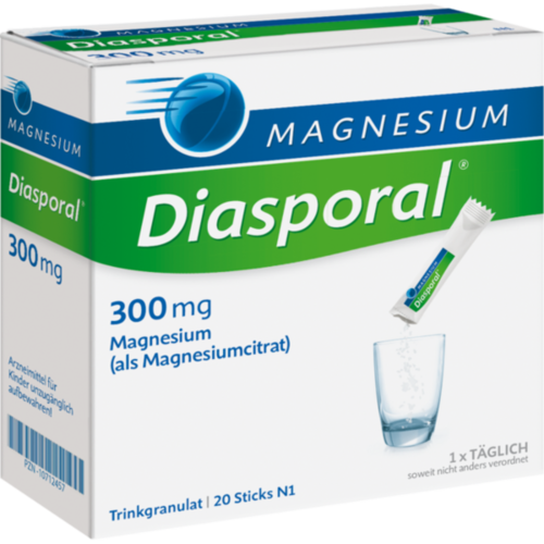 Verpackungsbild(Packshot) von MAGNESIUM DIASPORAL 300 mg Granulat