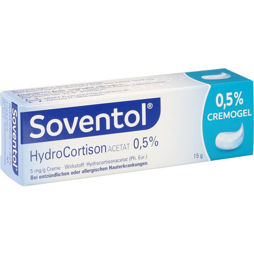 Verpackungsbild(Packshot) von SOVENTOL Hydrocortisonacetat 0,5% Creme