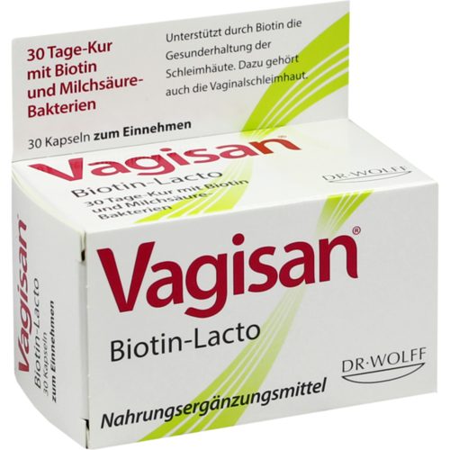 Verpackungsbild(Packshot) von VAGISAN Biotin-Lacto Kapseln
