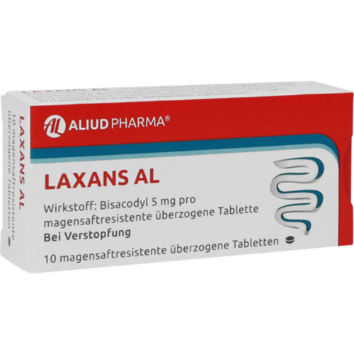 Verpackungsbild(Packshot) von LAXANS AL magensaftresistente überzogene Tabletten