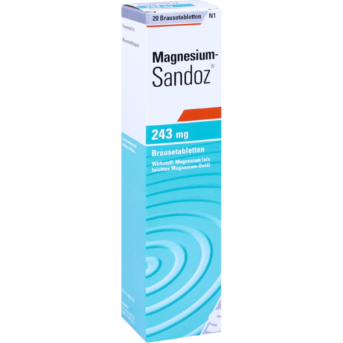 Verpackungsbild(Packshot) von MAGNESIUM SANDOZ 243 mg Brausetabletten