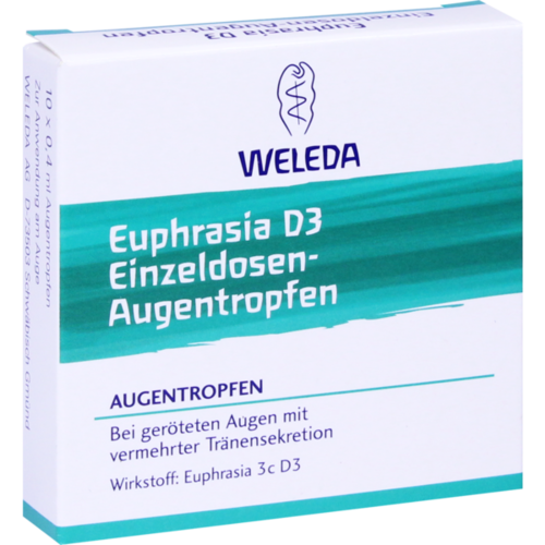 Verpackungsbild(Packshot) von EUPHRASIA D 3 Einzeldosen-Augentropfen