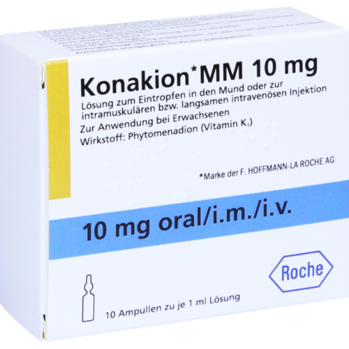 Verpackungsbild(Packshot) von KONAKION MM 10 mg Lösung