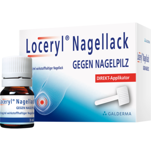 Verpackungsbild(Packshot) von LOCERYL Nagellack gegen Nagelpilz DIREKT-Applikat.