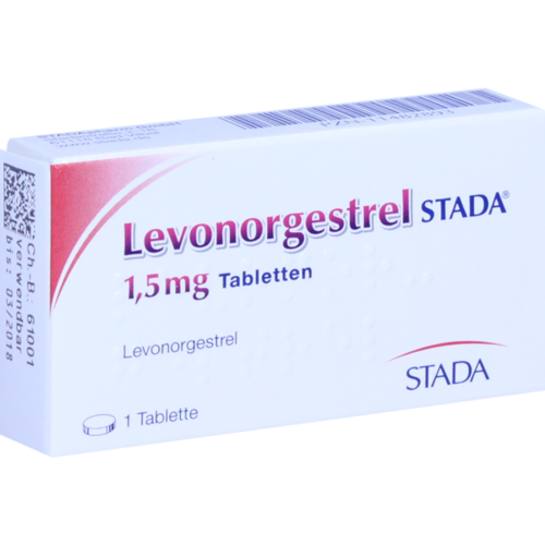 Verpackungsbild(Packshot) von LEVONORGESTREL STADA 1,5 mg Tabletten