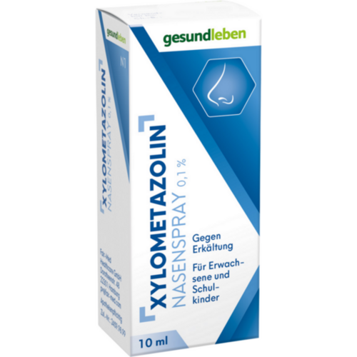Verpackungsbild(Packshot) von XYLOMETAZOLIN 0,1% Nasenspray gesundleben