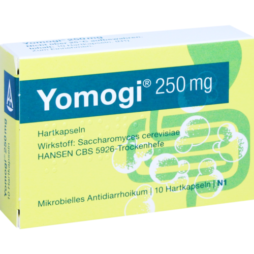 Verpackungsbild(Packshot) von YOMOGI 250 mg Hartkapseln
