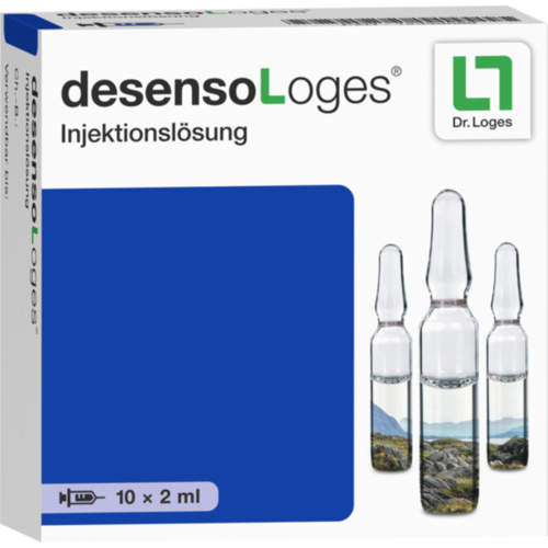 Verpackungsbild(Packshot) von DESENSOLOGES Injektionslösung Ampullen