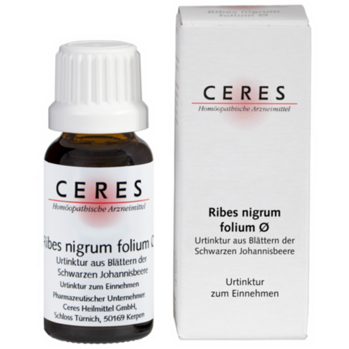 Verpackungsbild(Packshot) von CERES Ribes nigrum folium Urtinktur