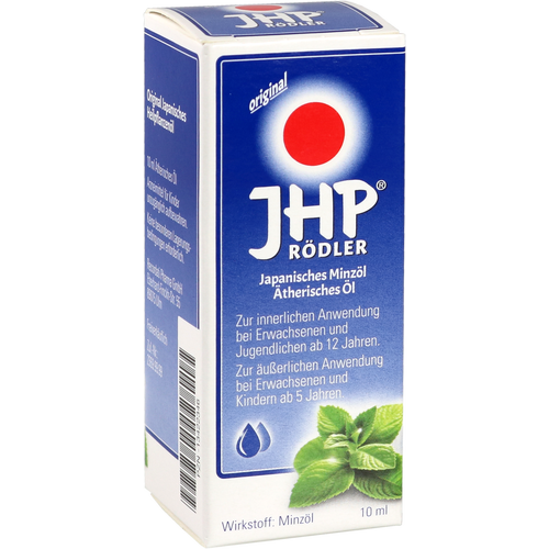 Verpackungsbild(Packshot) von JHP Rödler Japanisches Minzöl ätherisches Öl