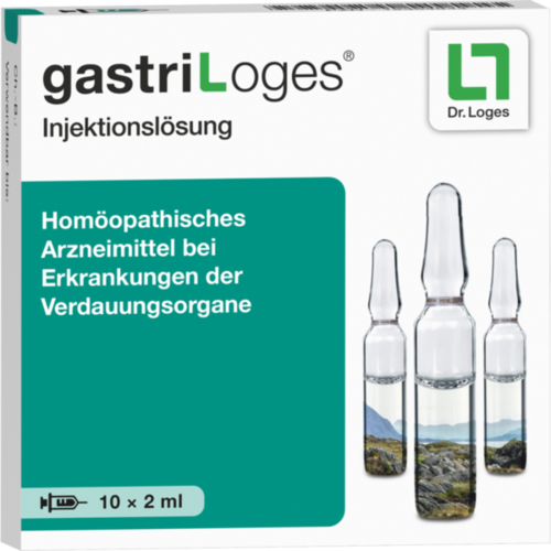 Verpackungsbild(Packshot) von GASTRILOGES Injektionslösung Ampullen