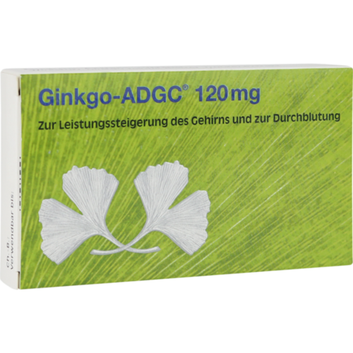 Verpackungsbild(Packshot) von GINKGO ADGC 120 mg Filmtabletten