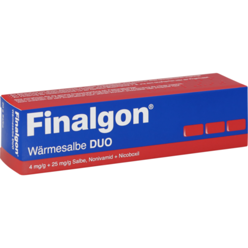 Verpackungsbild(Packshot) von FINALGON Wärmesalbe DUO 4 mg/g + 25 mg/g