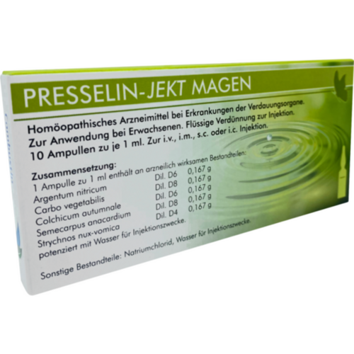 Verpackungsbild(Packshot) von PRESSELIN-Jekt Magen Ampullen