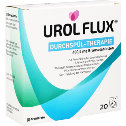 Verpackungsbild(Packshot) von UROL FLUX Durchspül-Therapie 400,5 mg Brausetabl.