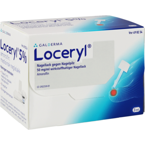 Verpackungsbild(Packshot) von LOCERYL Nagellack gegen Nagelpilz 50 mg/ml