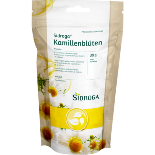 Verpackungsbild(Packshot) von SIDROGA Kamillenblüten Arzneitee lose