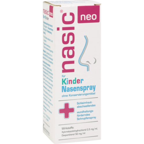Verpackungsbild(Packshot) von NASIC neo für Kinder Nasenspray