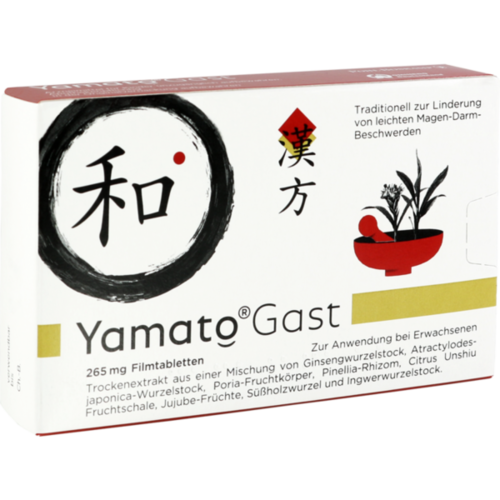 Verpackungsbild(Packshot) von YAMATOGAST 265 mg Filmtabletten