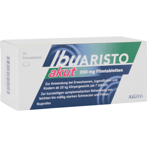 Verpackungsbild(Packshot) von IBUARISTO akut 200 mg Filmtabletten