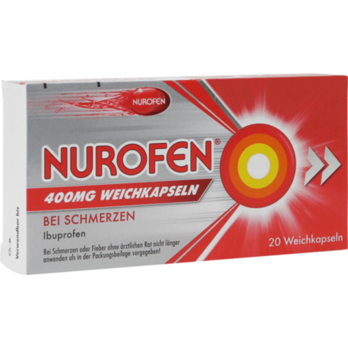 Verpackungsbild(Packshot) von NUROFEN 400 mg Weichkapseln