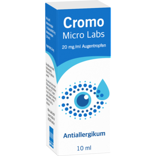 Verpackungsbild(Packshot) von CROMO MICRO Labs 20 mg/ml Augentropfen