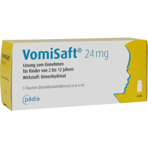 Verpackungsbild(Packshot) von VOMISAFT 24 mg Lösung zum Einnehmen