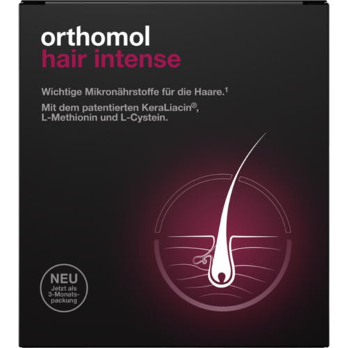 Verpackungsbild(Packshot) von ORTHOMOL Hair intense Kapseln