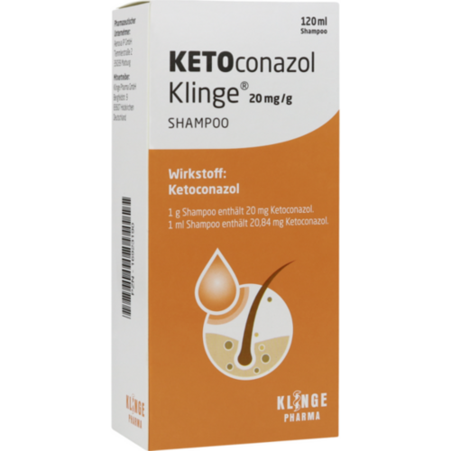 Verpackungsbild(Packshot) von KETOCONAZOL Klinge 20 mg/g Shampoo