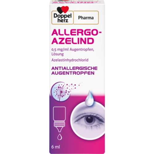 Verpackungsbild(Packshot) von ALLERGO-AZELIND DoppelherzPha. 0,5 mg/ml Augentr.