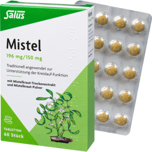 Verpackungsbild(Packshot) von MISTEL 196 mg/150 mg Salus Filmtabletten
