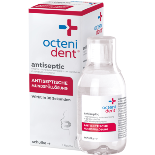 Verpackungsbild(Packshot) von OCTENIDENT antiseptic 1 mg/ml Lsg.z.Anw.i.d.Mundh.