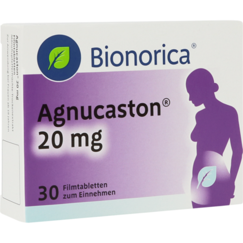 Verpackungsbild(Packshot) von AGNUCASTON 20 mg Filmtabletten