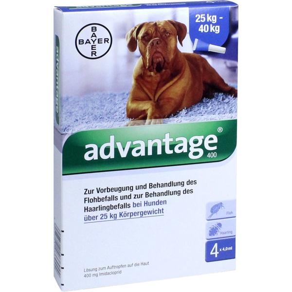 ADVANTAGE 400 Lösung Pipetten f.Hunde ab 25 kg