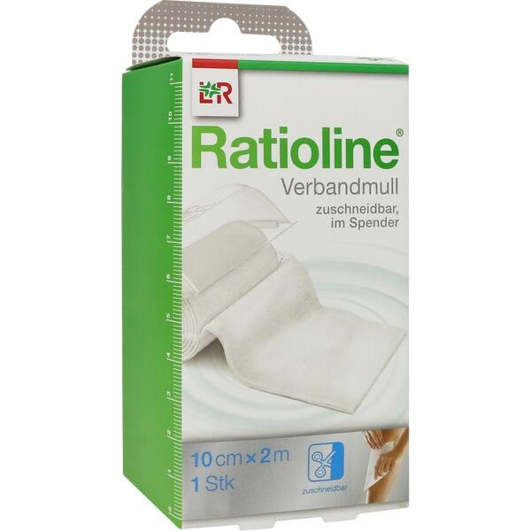 RATIOLINE acute Verbandmull 10 cmx2 m gerollt