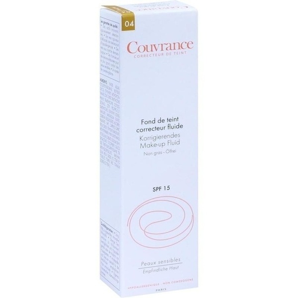 AVENE Couvrance korrigier.Make-up Fluid honig 4.0