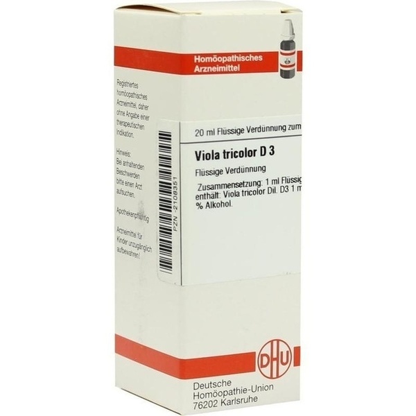 VIOLA TRICOLOR D 3 Dilution