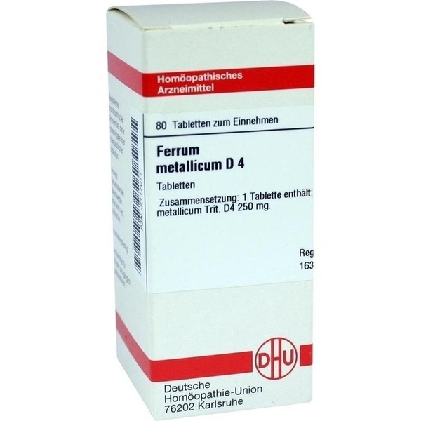 FERRUM METALLICUM D 4 Tabletten