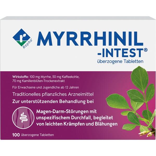 MYRRHINIL INTEST überzogene Tabletten