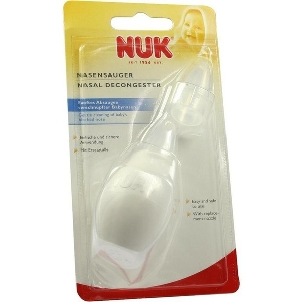 NUK Nasensauger Gr.1 weiß Krt.