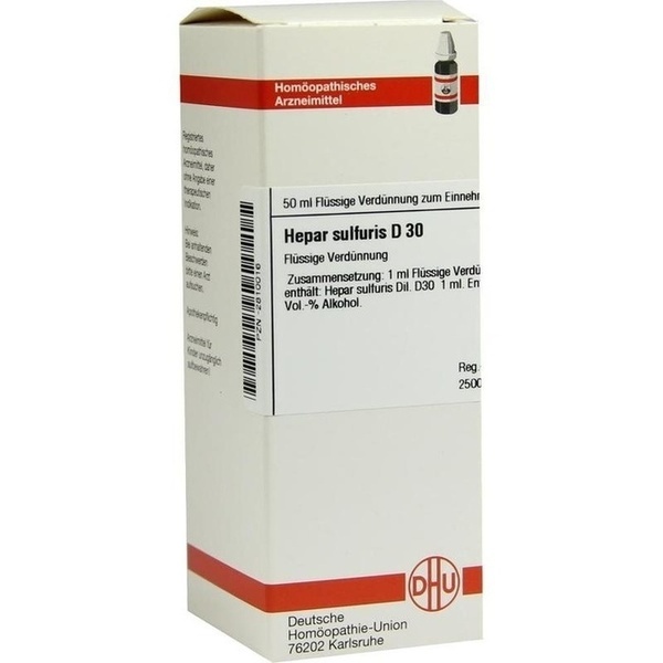 HEPAR SULFURIS D 30 Dilution
