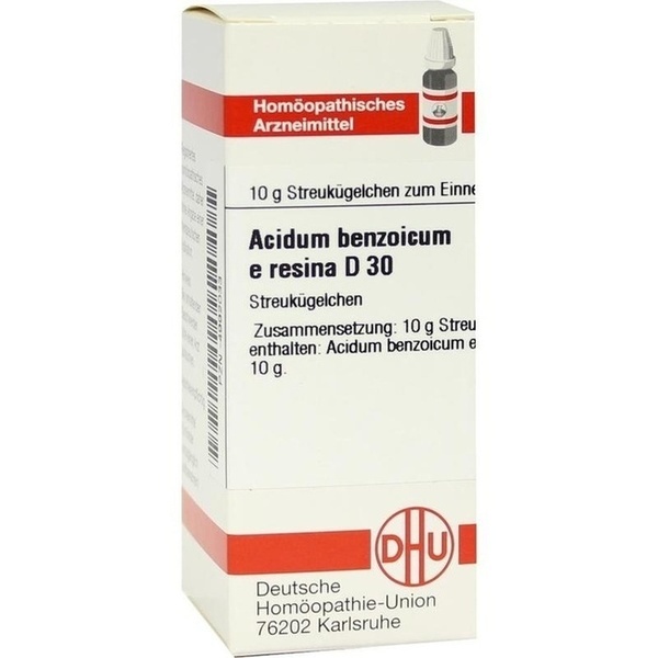 ACIDUM BENZOICUM E Resina D 30 Globuli