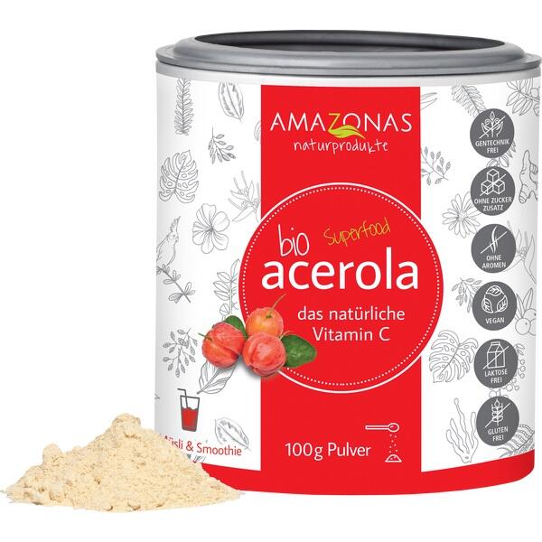 ACEROLA 100% Bio Pur nat.Vit.C Pulver