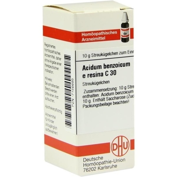 ACIDUM BENZOICUM E Resina C 30 Globuli