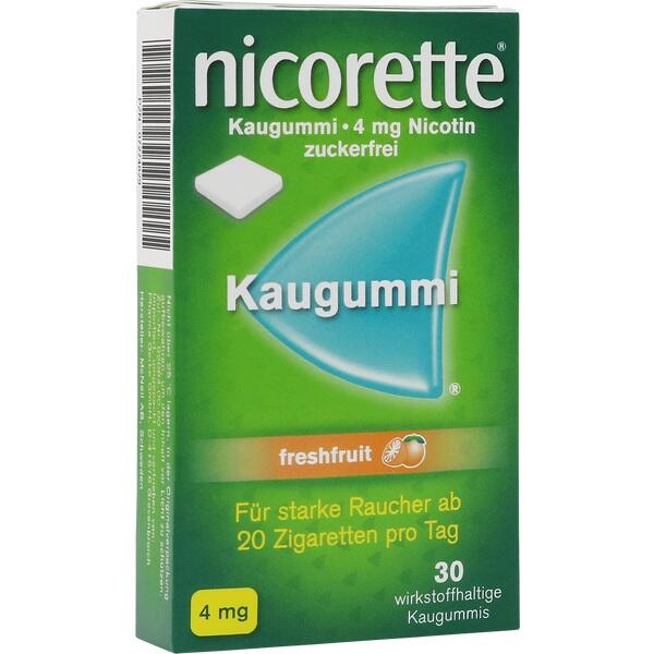 NICORETTE 4 mg freshfruit Kaugummi