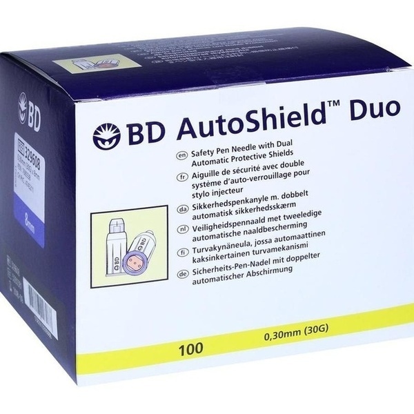 BD AUTOSHIELD Duo Sicherheits-Pen-Nadeln 8 mm